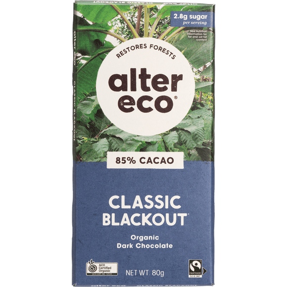Alter Eco Organic Chocolate - Classic Blackout