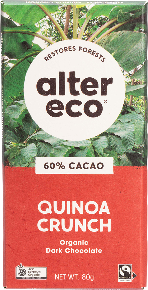 Alter Eco Organic Chocolate - Quinoa Crunch