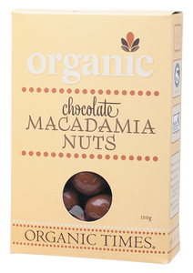 Organic Times Milk Chocolate Covered Macadamia Nuts