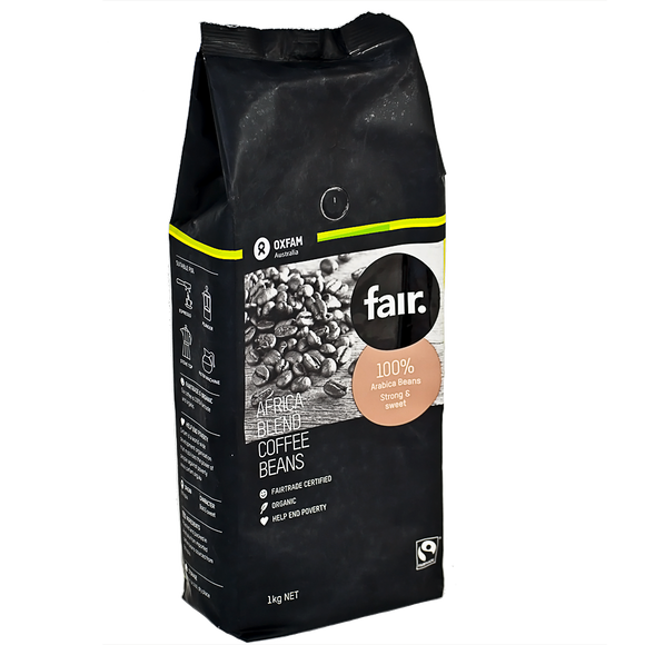 fair. Africa Blend Organic Coffee Beans