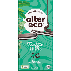 Alter Eco Organic Truffle Thins - Dark Mint Crème