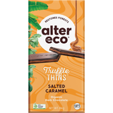 Alter Eco Organic Truffle Thins - Dark Salted Caramel