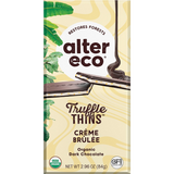 Alter Eco Organic Truffle Thins - Crème Brûlée