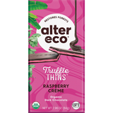 Alter Eco Organic Truffle Thins - Raspberry Crème