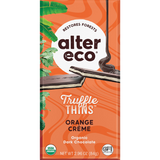 Alter Eco Organic Truffle Thins - Orange Crème