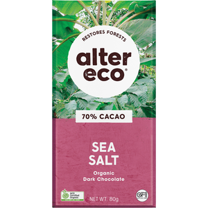 Alter Eco Organic Chocolate - Dark Sea Salt