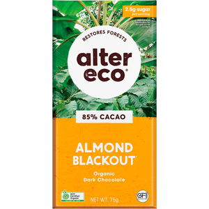 Alter Eco Organic Chocolate - Dark Almond Blackout