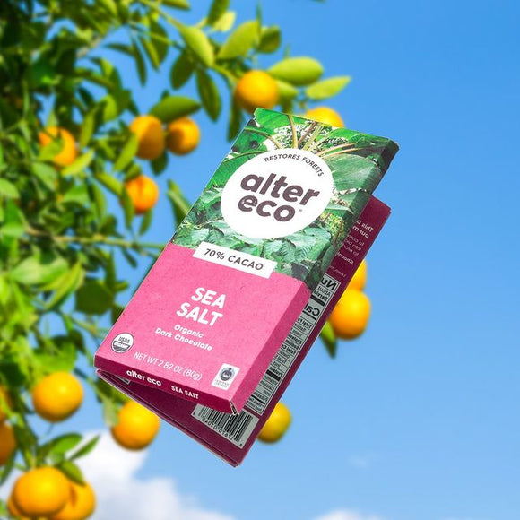Alter Eco Organic Chocolate - Dark Sea Salt