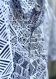 Mens Shirt - Organic Cotton Voile -Long Time Design