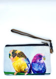 Canvas Pouch - Budgies The Bleed Design
