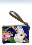 Canvas Pouch - Albino Cockatiel Design