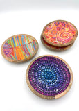 Wood Trinket Dish - Waterhole Design