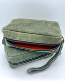 Embossed Toiletry Bag - Sandhills Design by Damien and Yilpi Marks