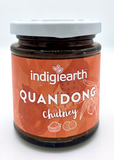 Indigiearth chutney made from Desert Quandong and native botanicals, Aboriginal owned, 200g