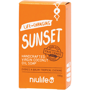 Niulife Coconut Oil Soap - Sunset