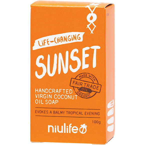 Niulife Coconut Oil Soap - Sunset