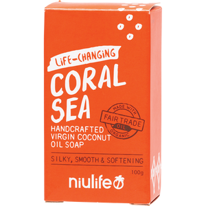 Niulife Coconut Oil Soap - Coral Sea