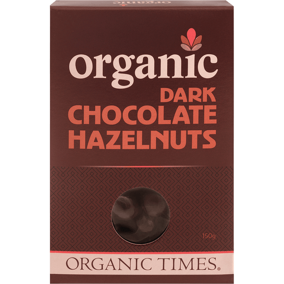 Organic Times Dark Chocolate Covered Hazelnuts