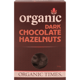 Organic Times Dark Chocolate Covered Hazelnuts