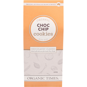 Organic Times Choc Chip Cookies