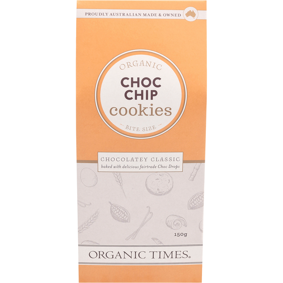 Organic Times Choc Chip Cookies