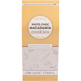 Organic Times White Choc Macadamia Cookies