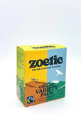 Zoetic organic variety pack tea box on a white background