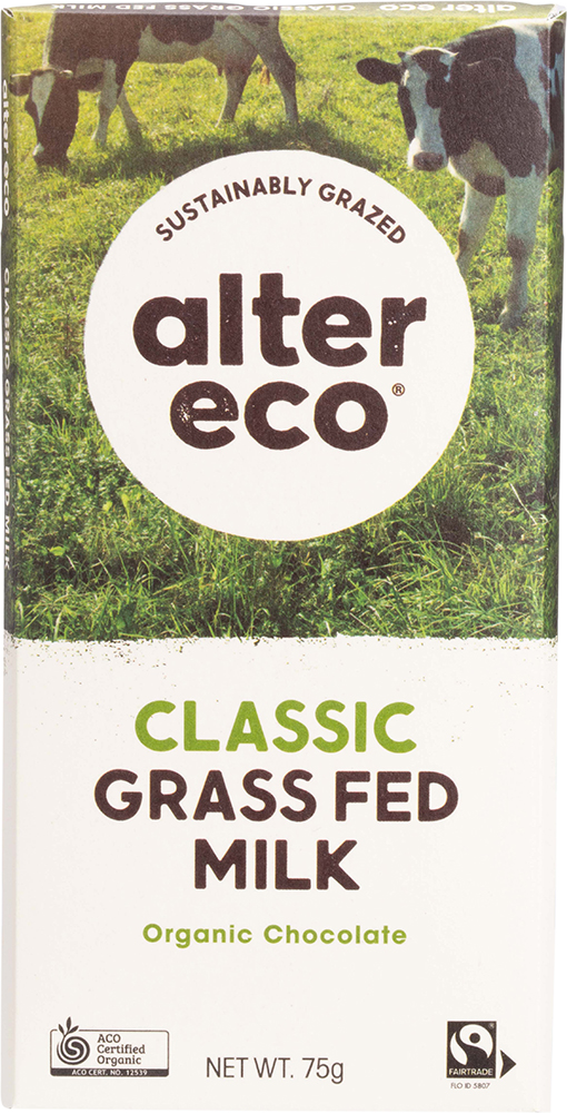 Alter Eco Organic Chocolate - Classic Grass Fed Milk
