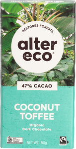 Alter Eco Organic Chocolate - Coconut Toffee