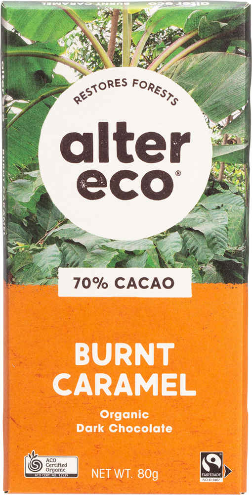 Alter Eco Organic Chocolate - Burnt Caramel