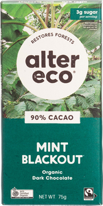 Alter Eco Organic Chocolate - Mint Blackout