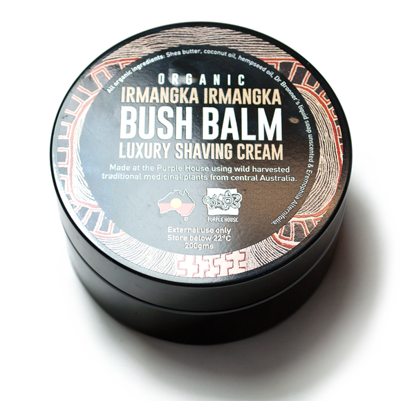 Bush Balm® Luxury Shaving Cream Organic Irmangka Irmangka