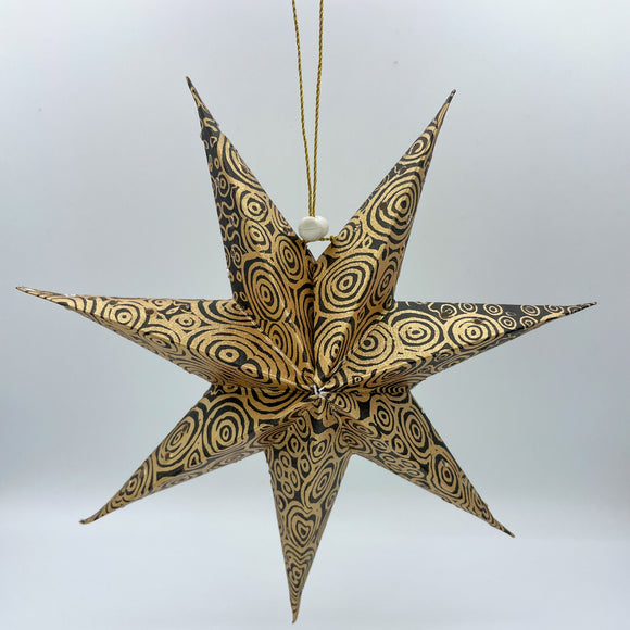 Paper Fold-Out Christmas Star - Assorted Designs