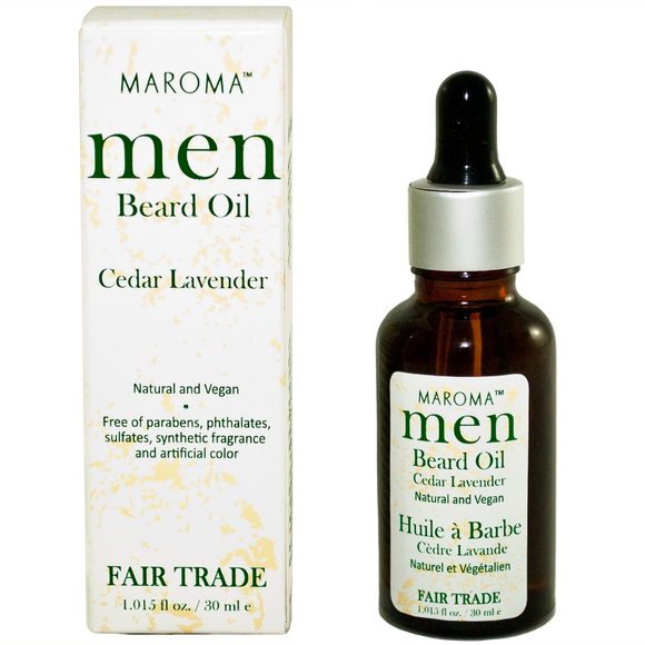 Maroma Men Beard Oil Cedar Lavender