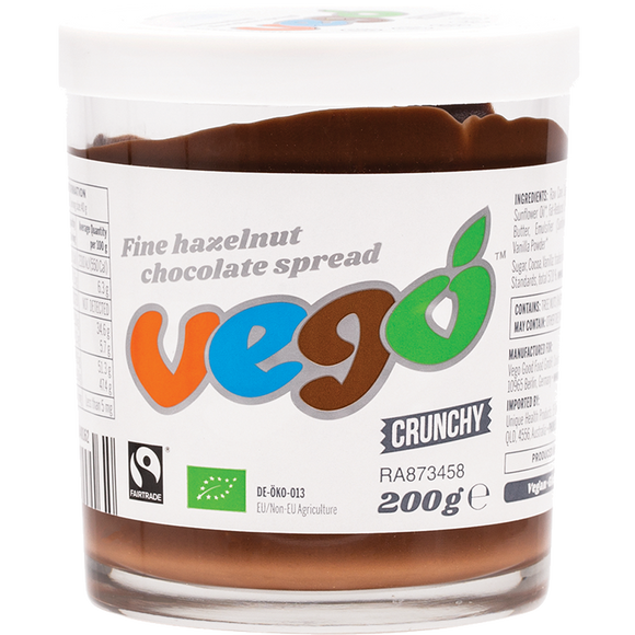 Vego Fine Hazelnut Chocolate Spread - Crunchy